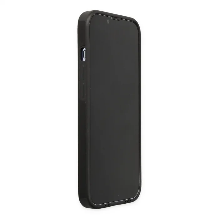 BUĞZ İphone 13 Pro Kılıf Mega Standlı Silikon - Siyah