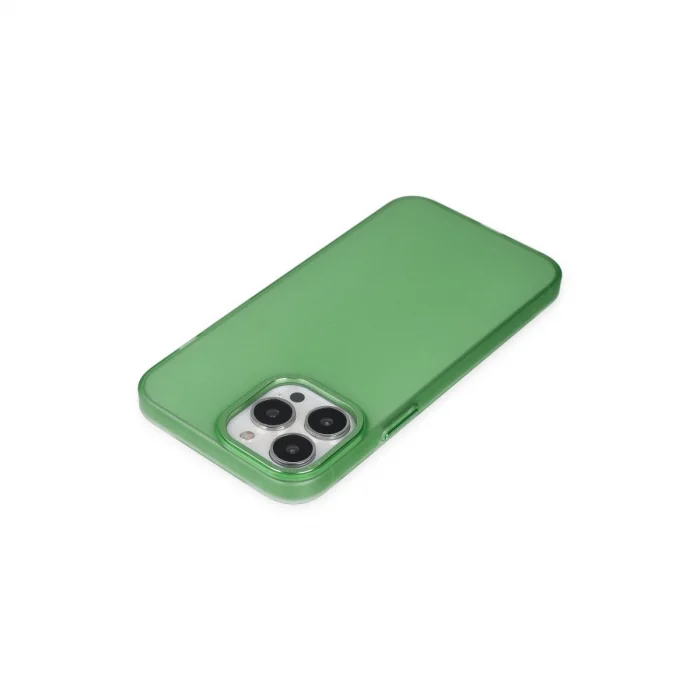 BUĞZ İphone 13 Pro Kılıf Modos Metal Kapak - Koyu Yeşil