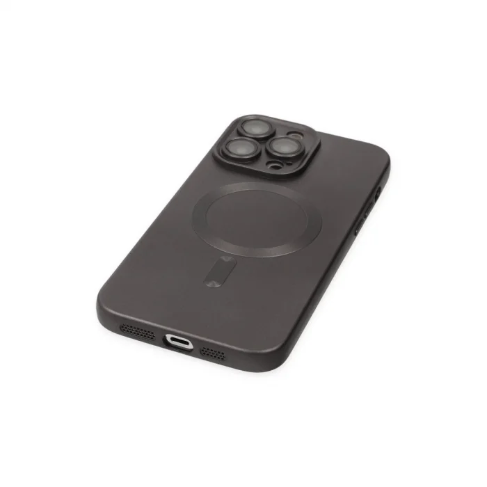 BUĞZ İphone 13 Pro Kılıf Moshi Lens Magneticsafe Silikon - Füme