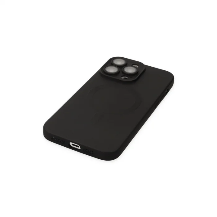 BUĞZ İphone 13 Pro Kılıf Moshi Lens Magneticsafe Silikon - Siyah