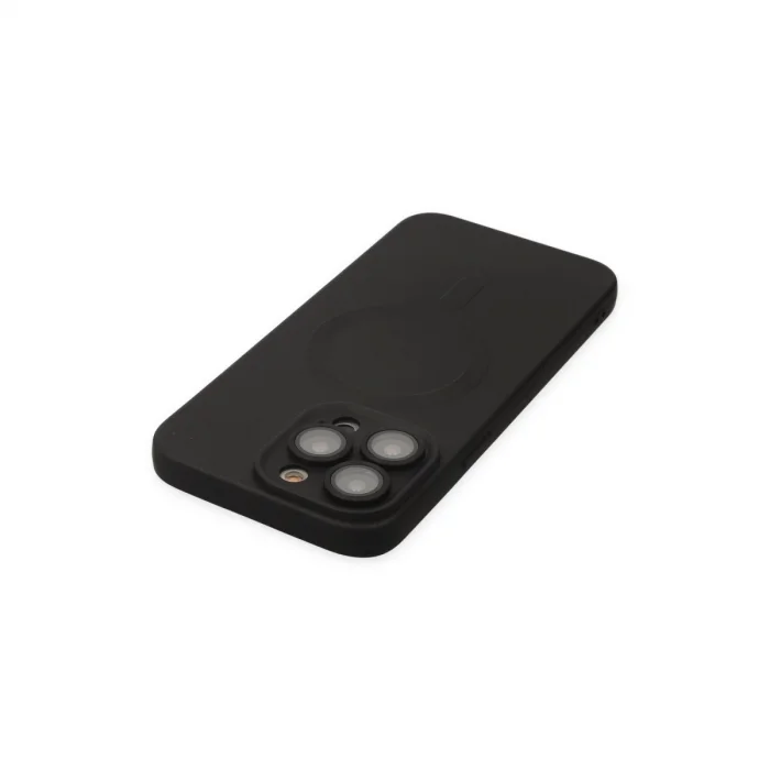 BUĞZ İphone 13 Pro Kılıf Moshi Lens Magneticsafe Silikon - Siyah