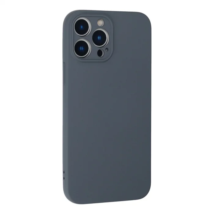 BUĞZ İphone 13 Pro Kılıf Nano İçi Kadife Silikon - Gri