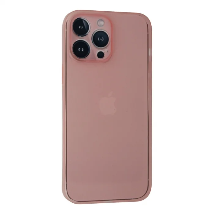 BUĞZ İphone 13 Pro Kılıf Pp Ultra İnce Kapak - Pembe