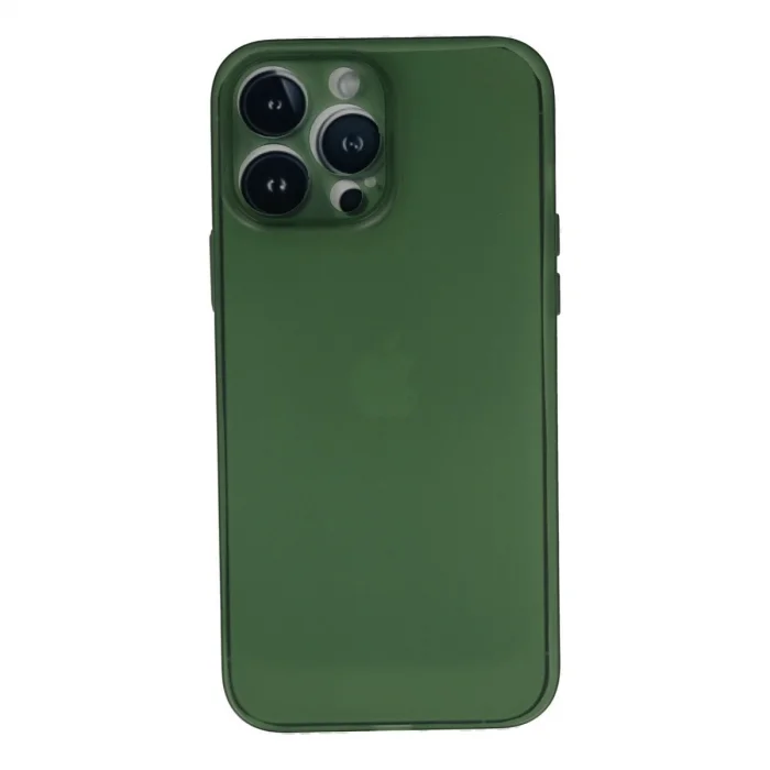 BUĞZ İphone 13 Pro Kılıf Pp Ultra İnce Kapak - Yeşil