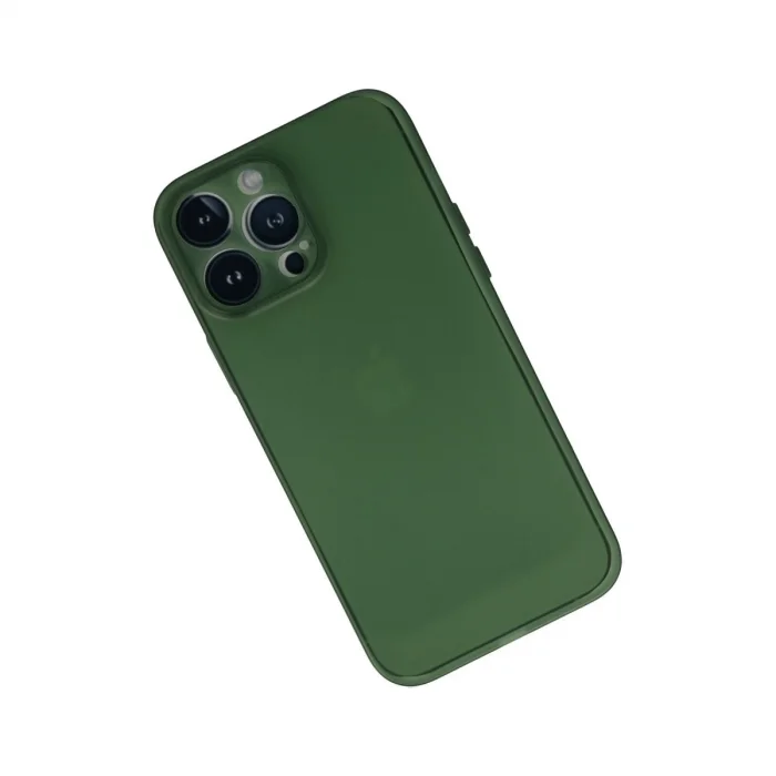 BUĞZ İphone 13 Pro Kılıf Pp Ultra İnce Kapak - Yeşil