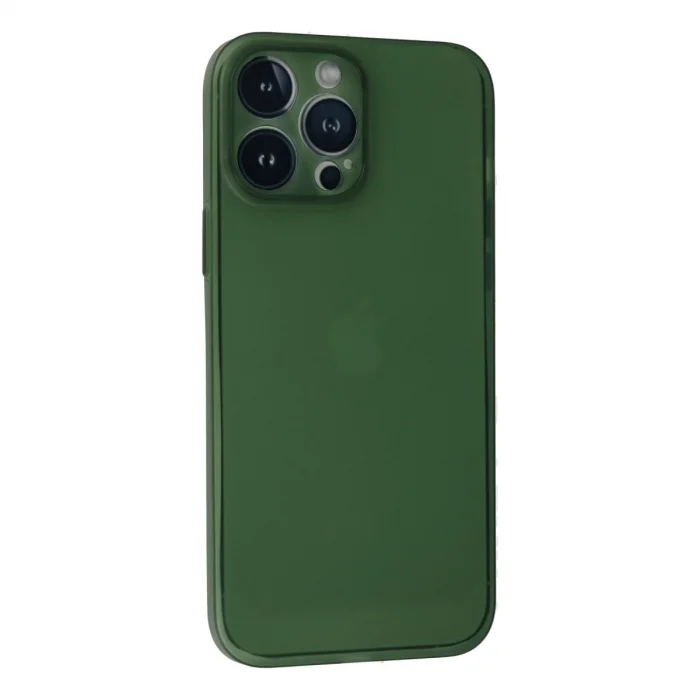 BUĞZ İphone 13 Pro Kılıf Pp Ultra İnce Kapak - Yeşil