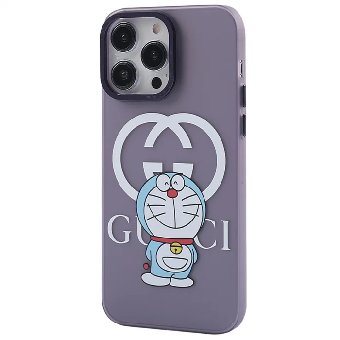 BUĞZ İphone 13 Pro Kılıf Prada Desenli Kapak - Prada Mor - 3