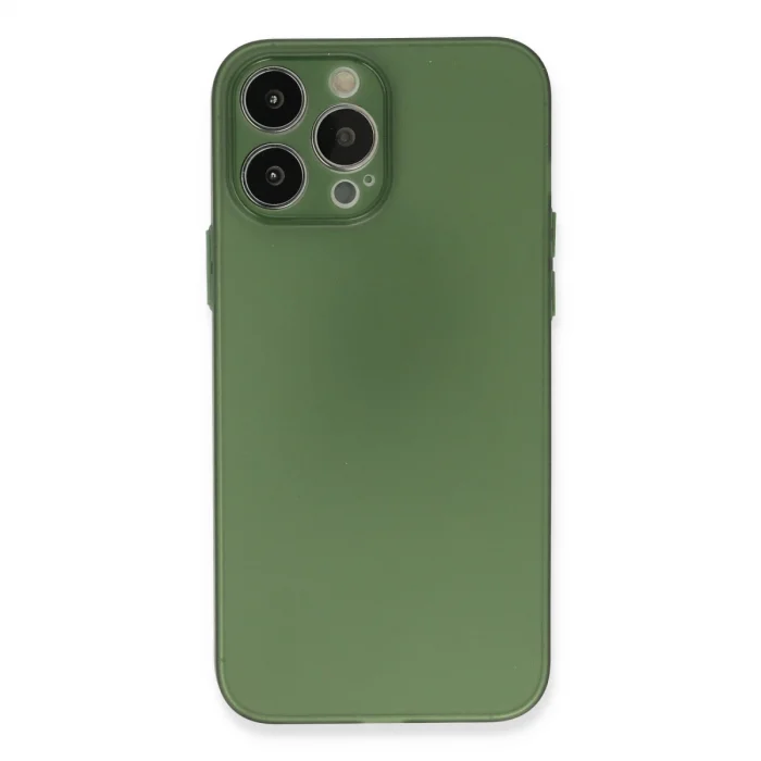 BUĞZ İphone 13 Pro Kılıf Puma Silikon - Yeşil