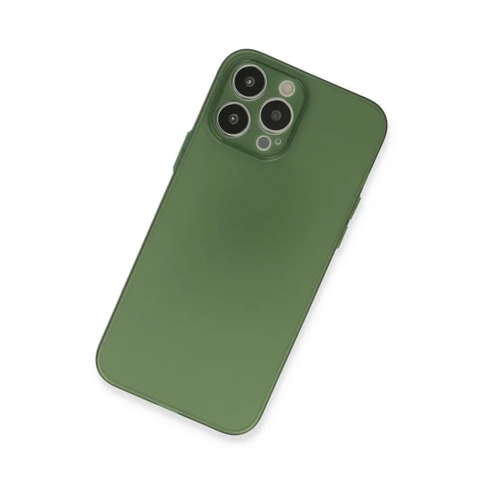 BUĞZ İphone 13 Pro Kılıf Puma Silikon - Yeşil