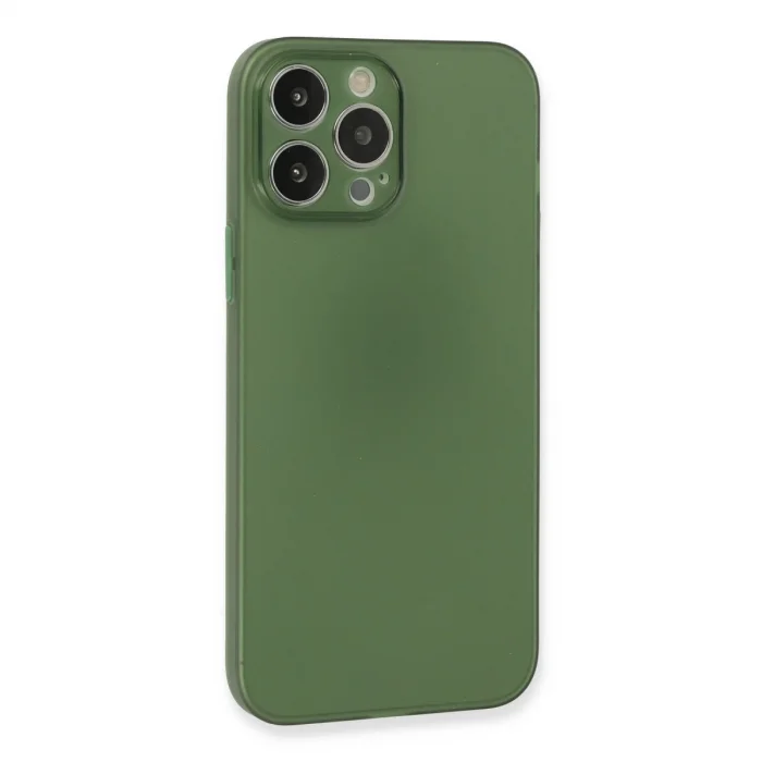 BUĞZ İphone 13 Pro Kılıf Puma Silikon - Yeşil