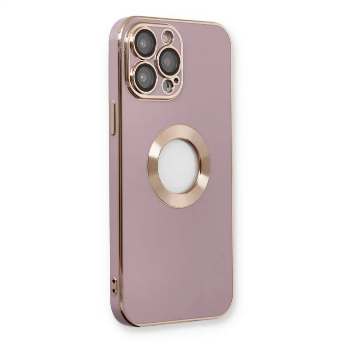 BUĞZ İphone 13 Pro Kılıf Store Silikon - Mor