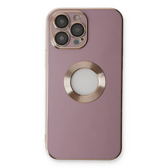 BUĞZ İphone 13 Pro Kılıf Store Silikon - Mor