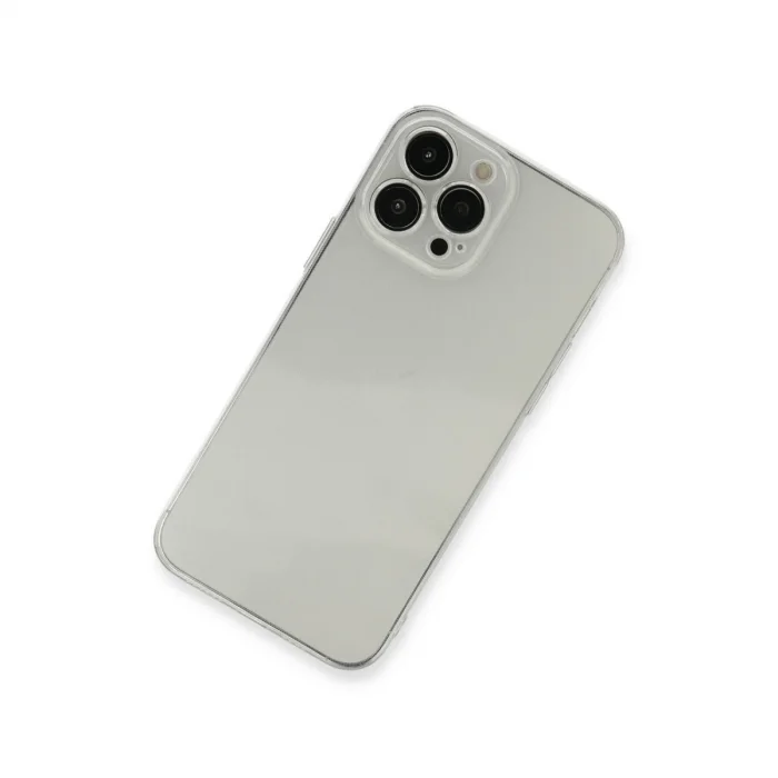 BUĞZ İphone 13 Pro Max Kılıf Fly Lens Silikon - Şeffaf