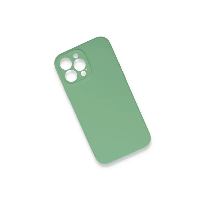 BUĞZ İphone 13 Pro Max Kılıf Lansman Legant Silikon - Yeşil