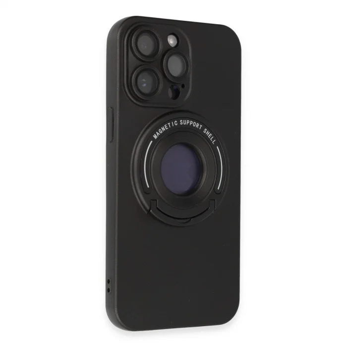 BUĞZ İphone 13 Pro Max Kılıf Lukka Magneticsafe Kapak - Siyah