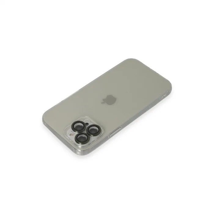 BUĞZ İphone 13 Pro Max Kılıf Luko Lens Silikon - Yeşil