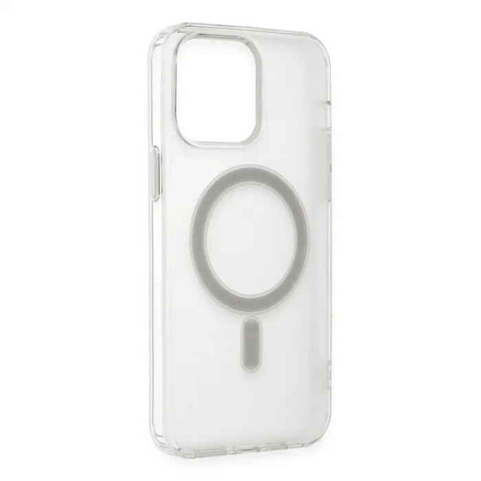 BUĞZ İphone 13 Pro Max Kılıf Matte Şeffaf Magneticsafe - Şeffaf