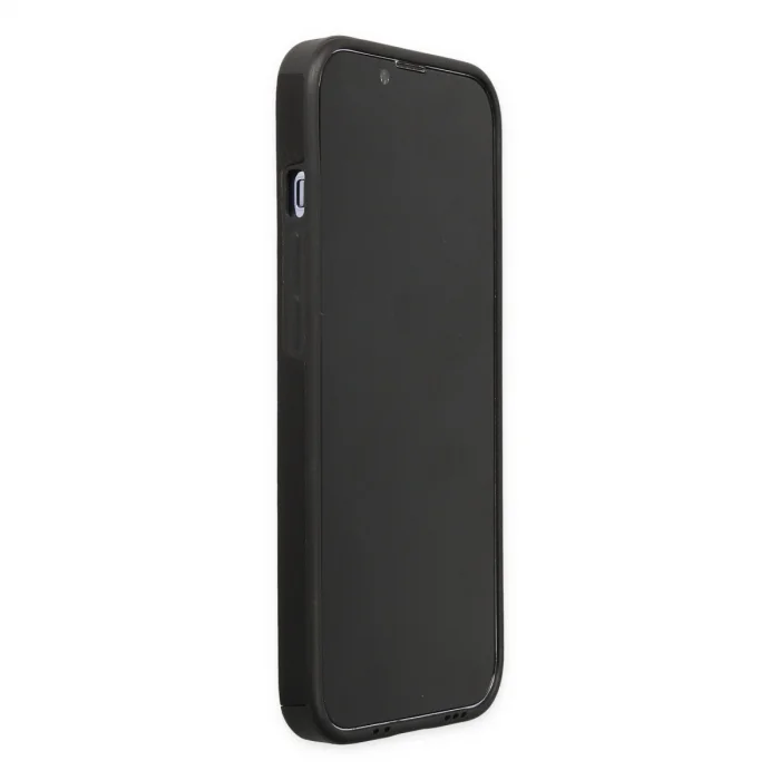 BUĞZ İphone 13 Pro Max Kılıf Mega Standlı Silikon - Siyah