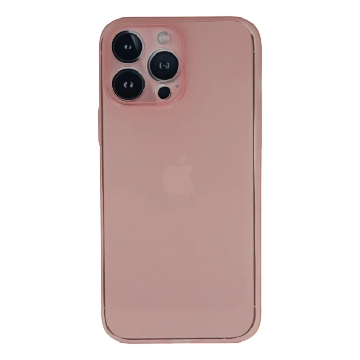 BUĞZ İphone 13 Pro Max Kılıf Pp Ultra İnce Kapak - Pembe