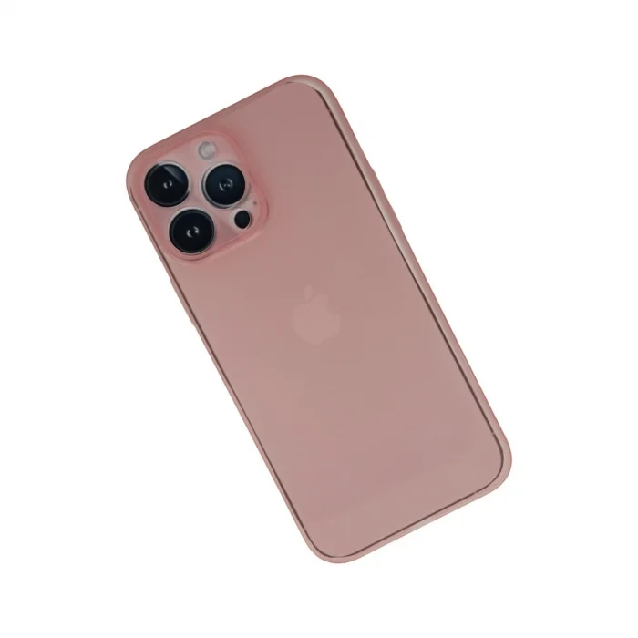 BUĞZ İphone 13 Pro Max Kılıf Pp Ultra İnce Kapak - Pembe