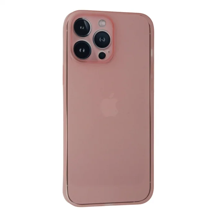 BUĞZ İphone 13 Pro Max Kılıf Pp Ultra İnce Kapak - Pembe