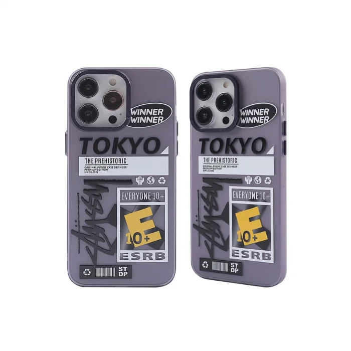 BUĞZ İphone 13 Pro Max Kılıf Prada Desenli Kapak - Prada Mor - 2