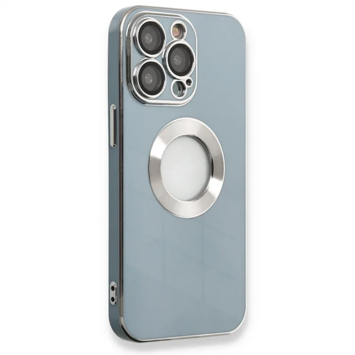 BUĞZ İphone 13 Pro Max Kılıf Store Silikon - Sierra Blue