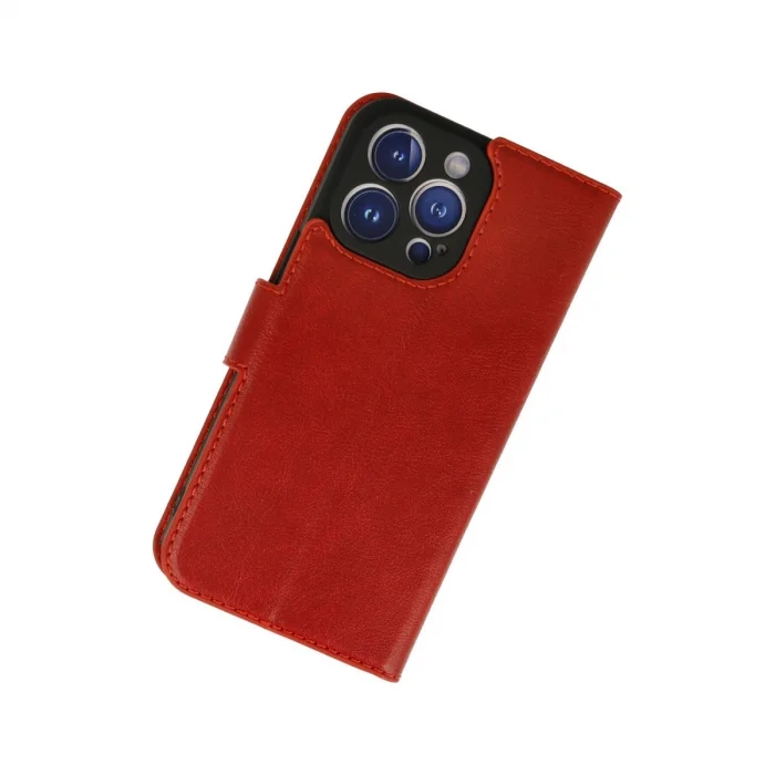 BUĞZ İphone 13 Pro Max Kılıf Trend S Plus Kapaklı Kılıf - Kırmızı