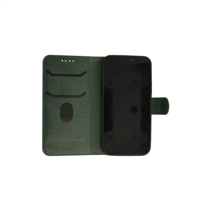 BUĞZ İphone 13 Pro Max Kılıf Trend S Plus Kapaklı Kılıf - Yeşil