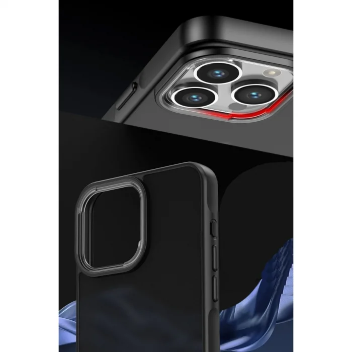 BUĞZ İphone 14 Kılıf Elegant Kapak - Açık Mavi