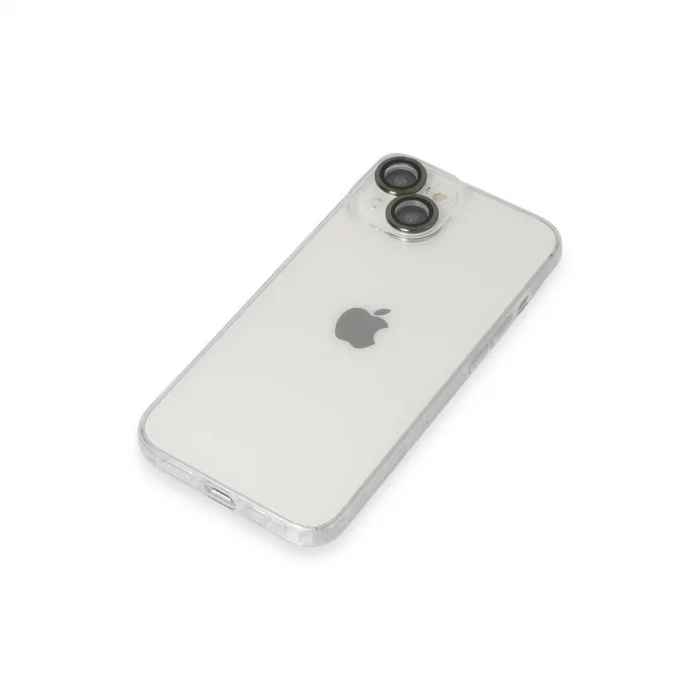 BUĞZ İphone 14 Kılıf Luko Lens Silikon - Yeşil