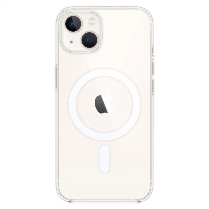 BUĞZ İphone 14 Kılıf Magneticsafe Şeffaf Silikon - Şeffaf