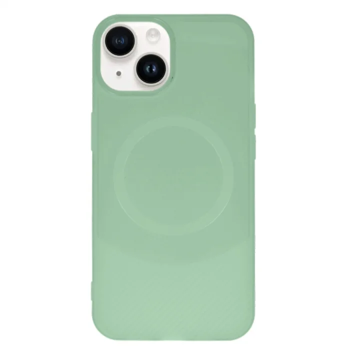 BUĞZ İphone 14 Kılıf Maya Karbon Kapak - Su Yeşili