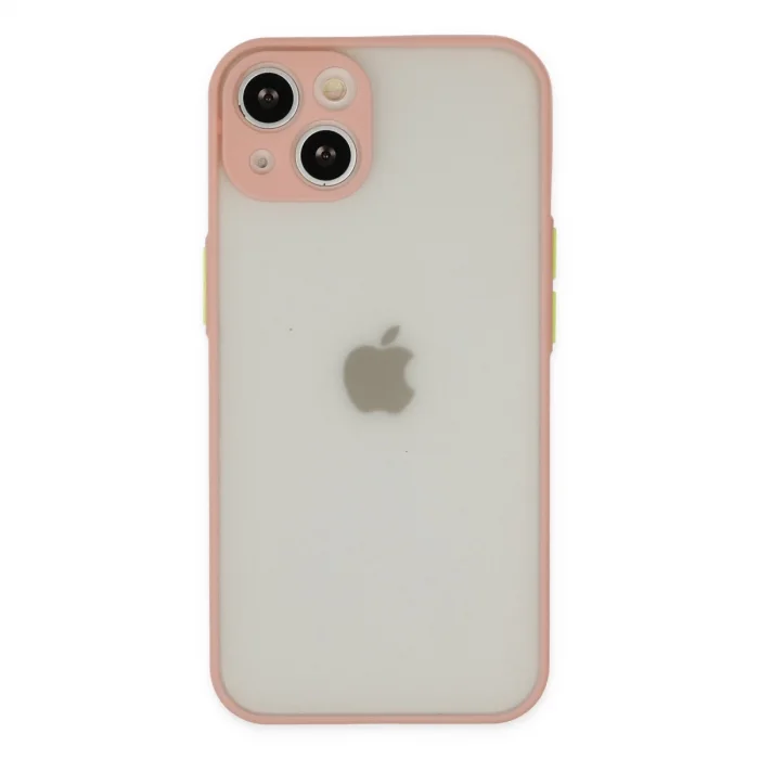 BUĞZ İphone 14 Kılıf Montreal Silikon Kapak - Pembe