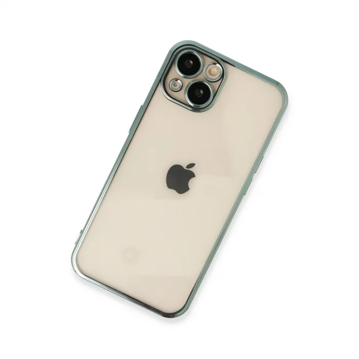 BUĞZ İphone 14 Kılıf Razer Lensli Silikon - Yeşil