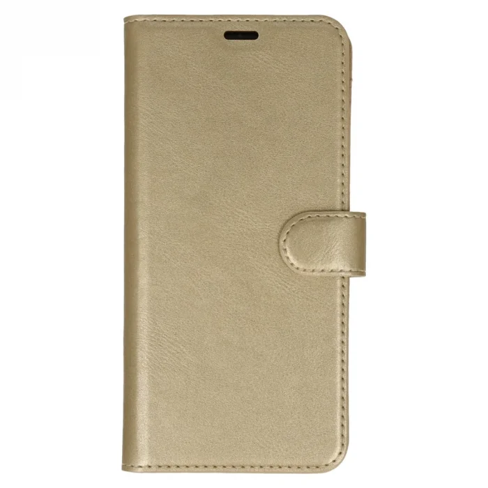 BUĞZ İphone 14 Kılıf Trend S Plus Kapaklı Kılıf - Gold