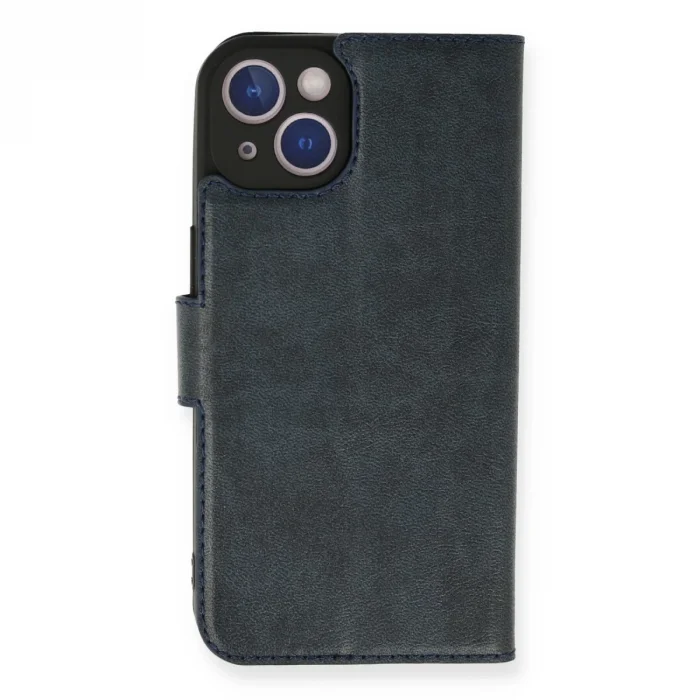 BUĞZ İphone 14 Kılıf Trend S Plus Kapaklı Kılıf - Lacivert