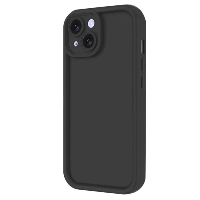 BUĞZ İphone 14 Kılıf Viera Silikon - Siyah