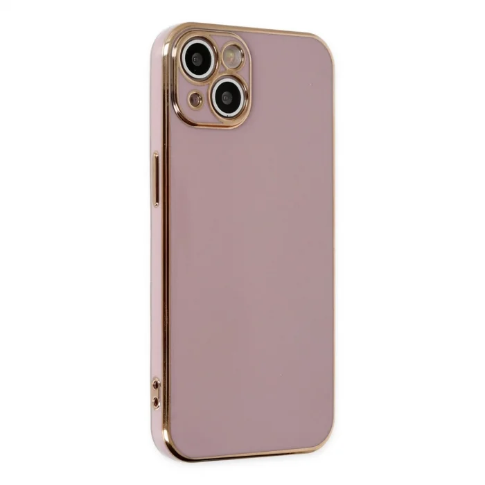 BUĞZ İphone 14 Kılıf Volet Silikon - Mor