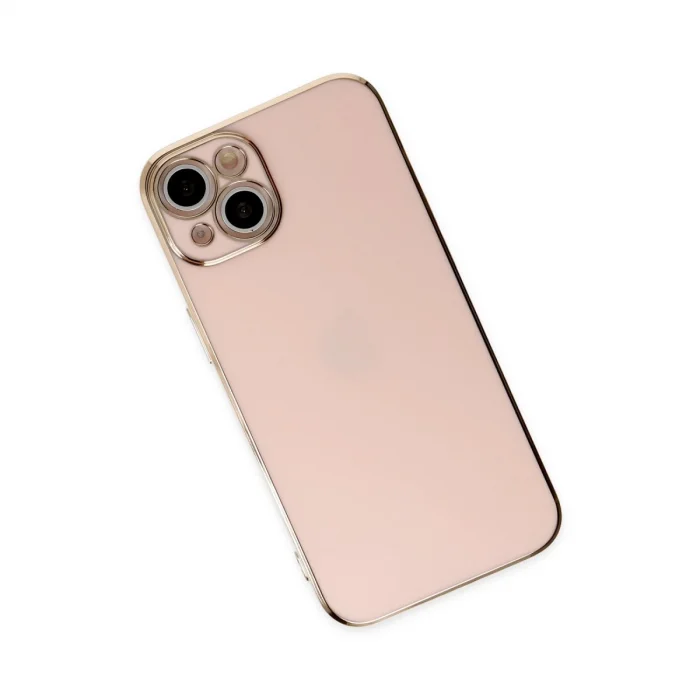 BUĞZ İphone 14 Kılıf Volet Silikon - Pembe