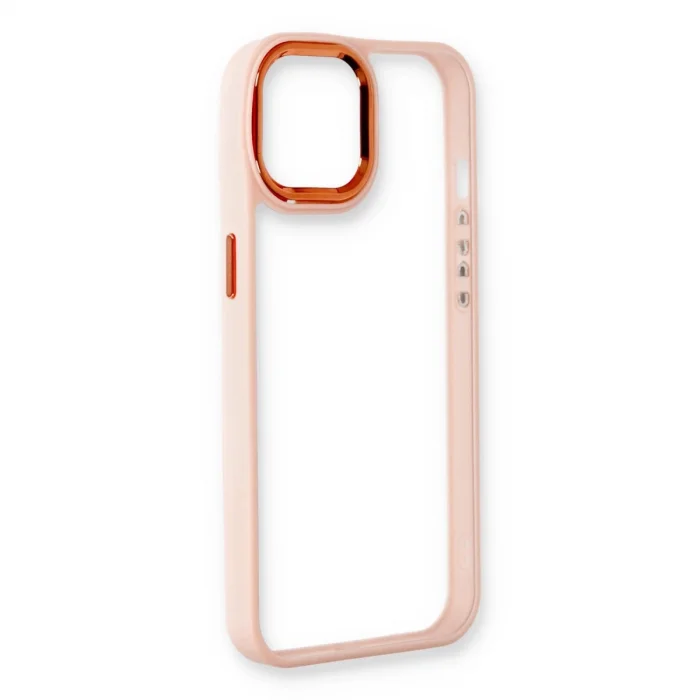 BUĞZ İphone 14 Plus Kılıf Dora Kapak - Pudra