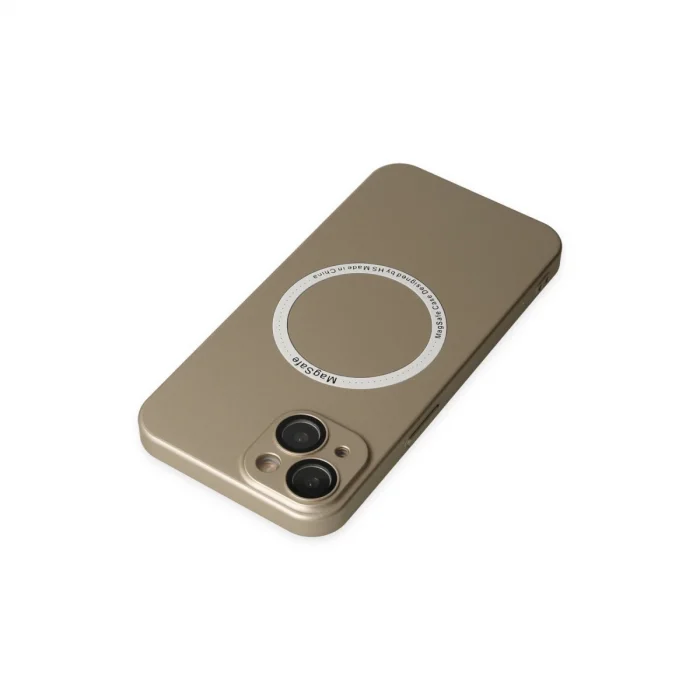 BUĞZ İphone 14 Plus Kılıf Jack Magneticsafe Lens Silikon - Gold