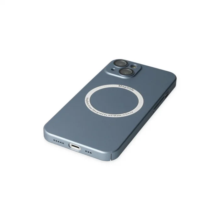 BUĞZ İphone 14 Plus Kılıf Jack Magneticsafe Lens Silikon - Sierra Blue