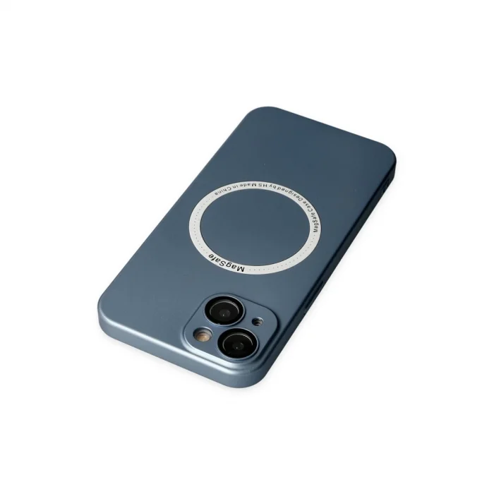 BUĞZ İphone 14 Plus Kılıf Jack Magneticsafe Lens Silikon - Sierra Blue
