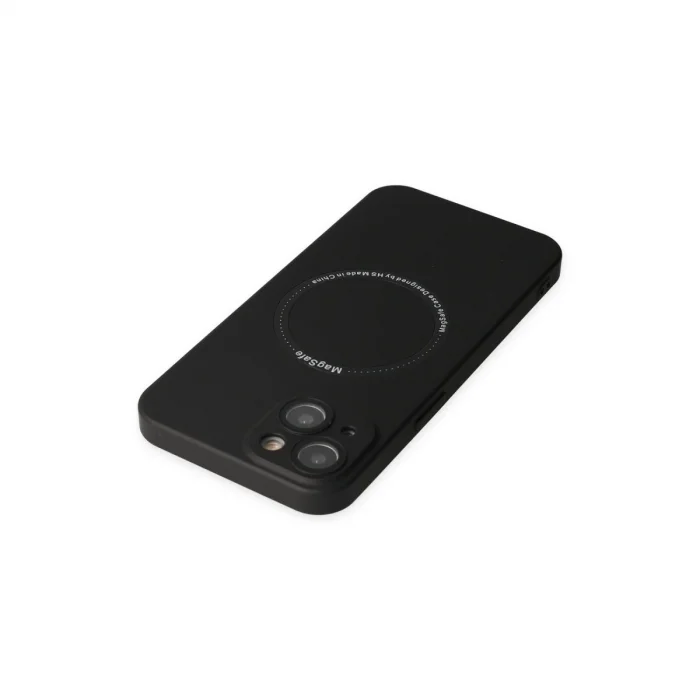 BUĞZ İphone 14 Plus Kılıf Jack Magneticsafe Lens Silikon - Siyah
