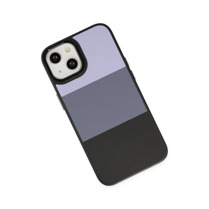 BUĞZ İphone 14 Plus Kılıf King Kapak - Lila-siyah