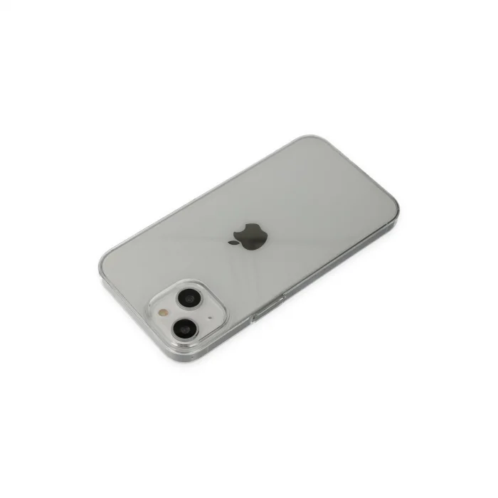 BUĞZ İphone 14 Plus Kılıf Pc Sert Şeffaf Kapak - Şeffaf