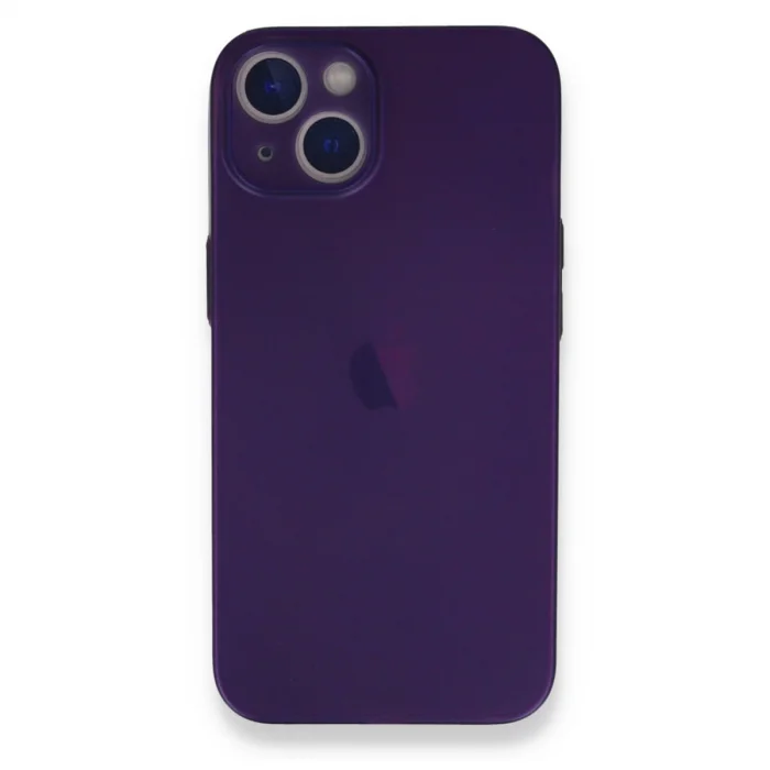 BUĞZ İphone 14 Plus Kılıf Pp Ultra İnce Kapak - Mor