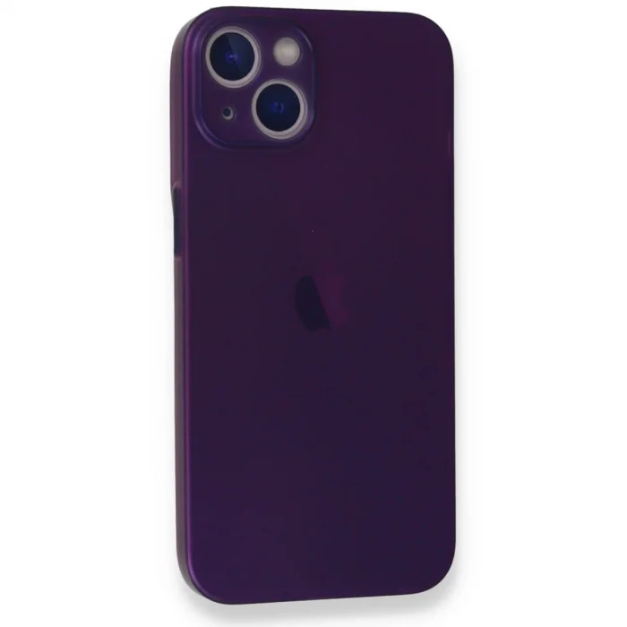 BUĞZ İphone 14 Plus Kılıf Pp Ultra İnce Kapak - Mor