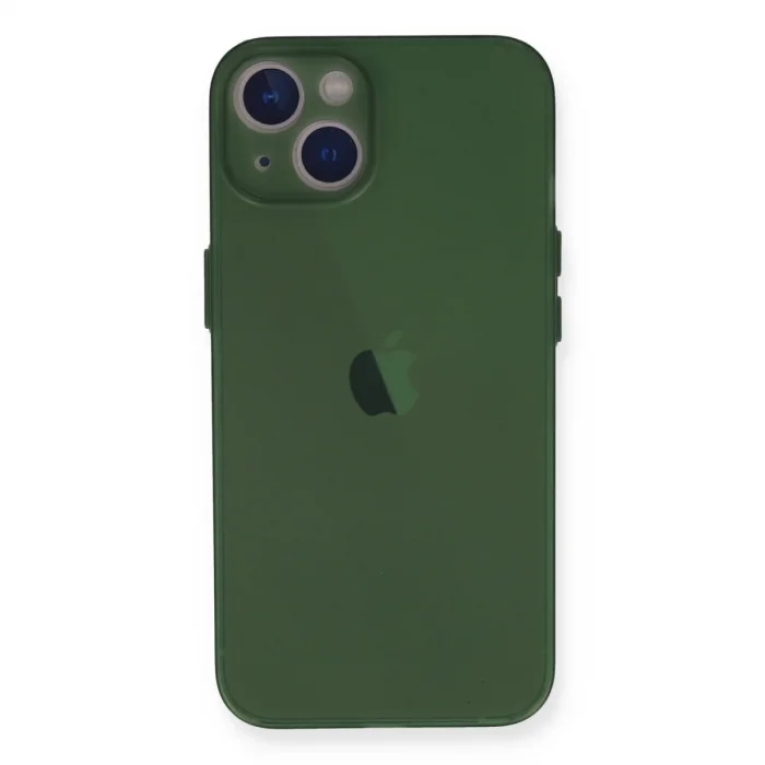 BUĞZ İphone 14 Plus Kılıf Pp Ultra İnce Kapak - Yeşil